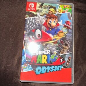 Nintendo Red Super Mario Odyssey Video Game